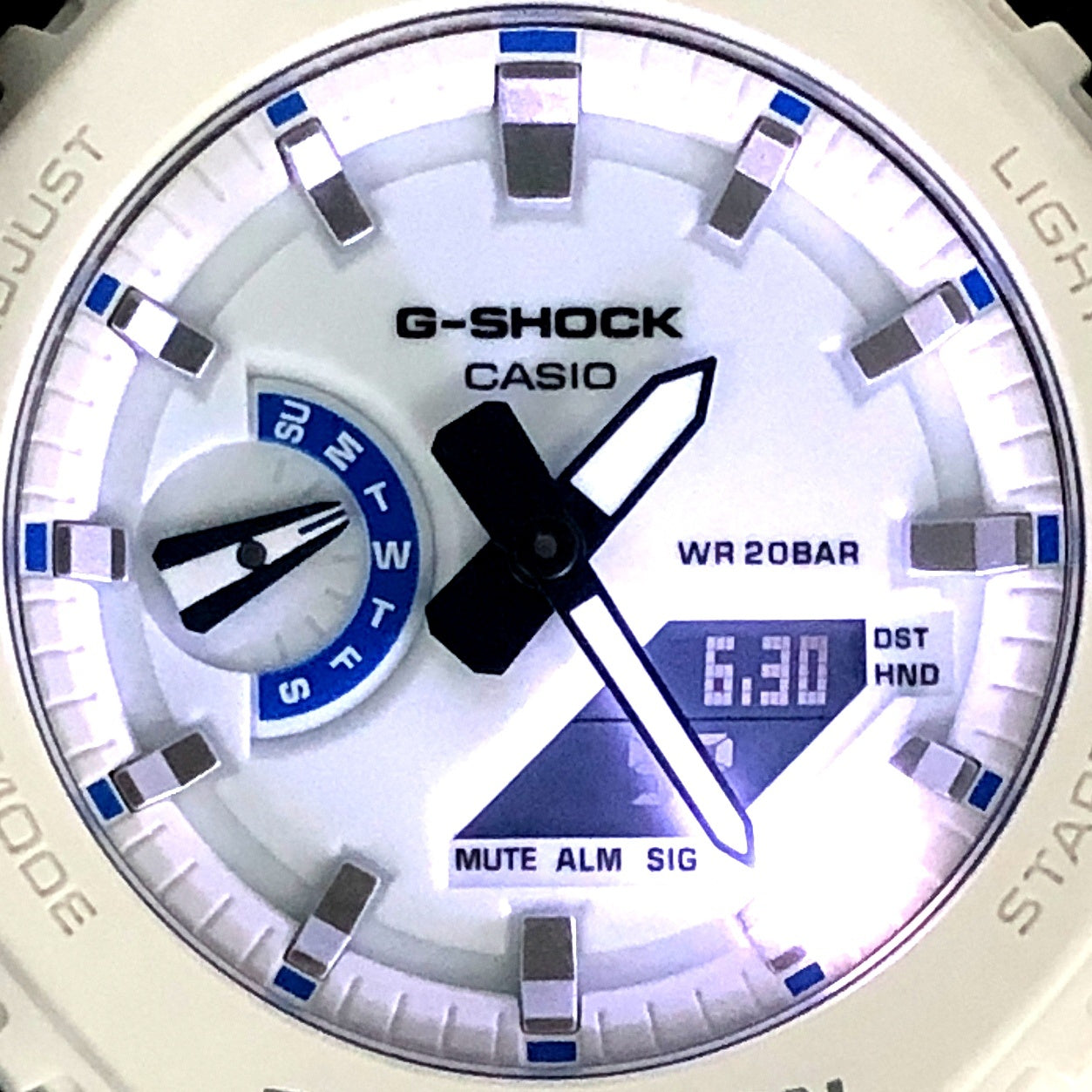 GA-2100HDS-7A ヒドゥングロウシリーズ 蓄光ダイヤル