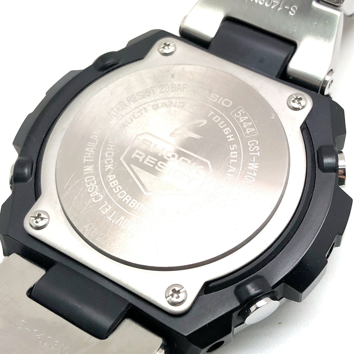 GST-W100D-1A2 Gスチール 電波ソーラーモデル