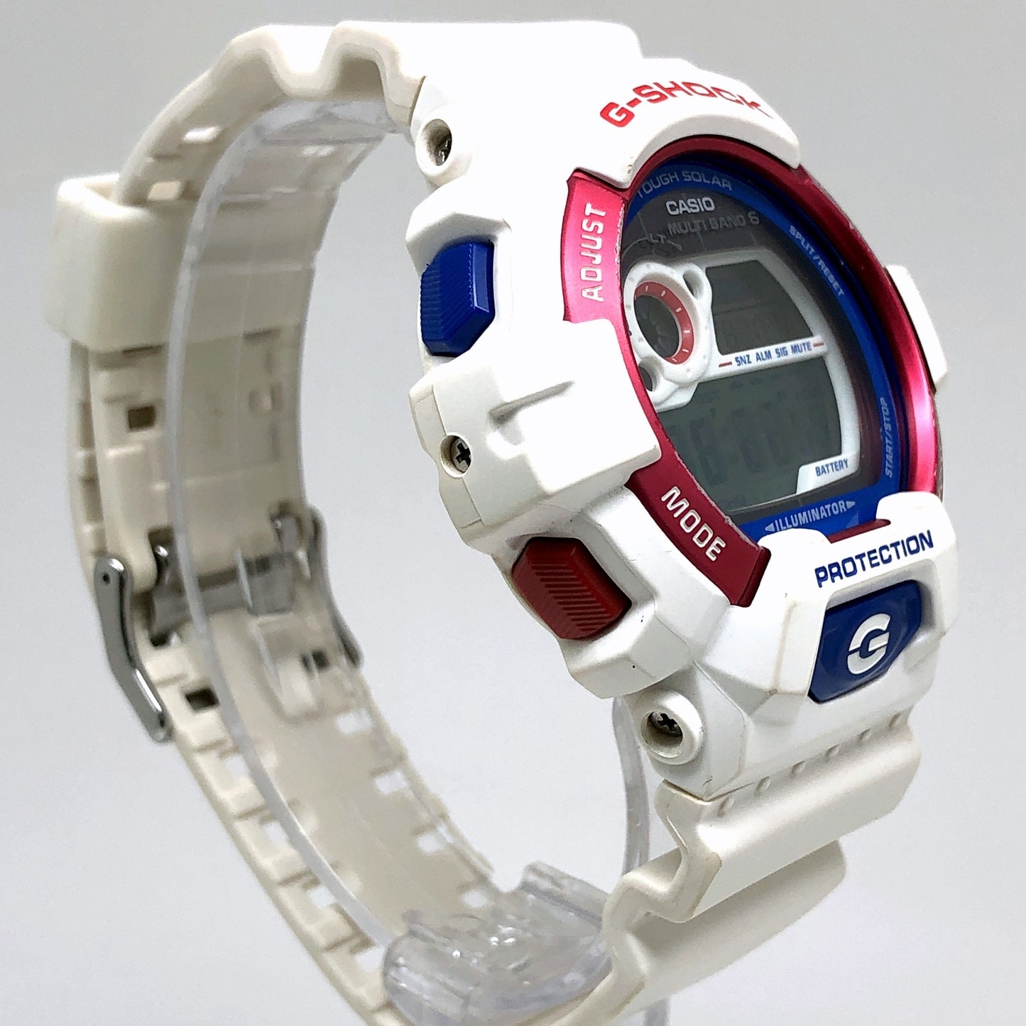 GW-8900TR-7 電波ソーラー ホワイトトリコロール