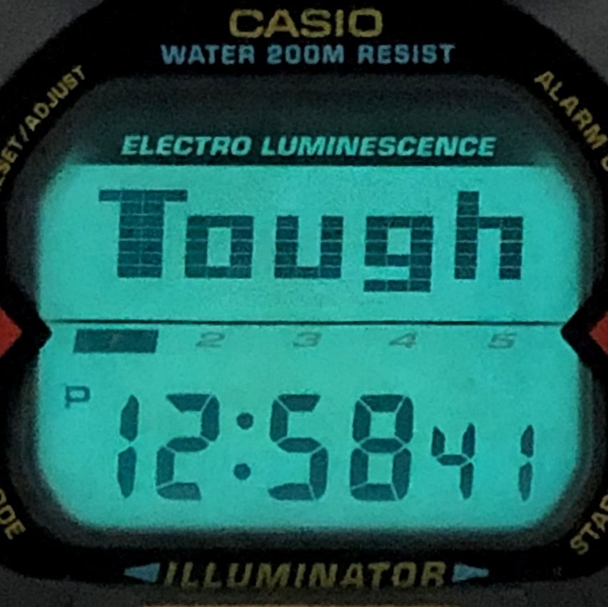 DW-8030G-1V 文字スクロール シルバー液晶 海外モデル