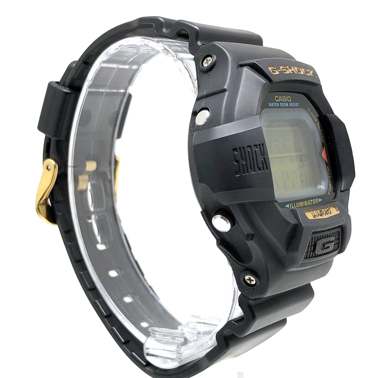 DW-8030G-1V 文字スクロール シルバー液晶 海外モデル