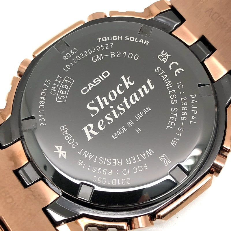 GM-B2100GD-5A フルメタル カシオーク ローズゴールド