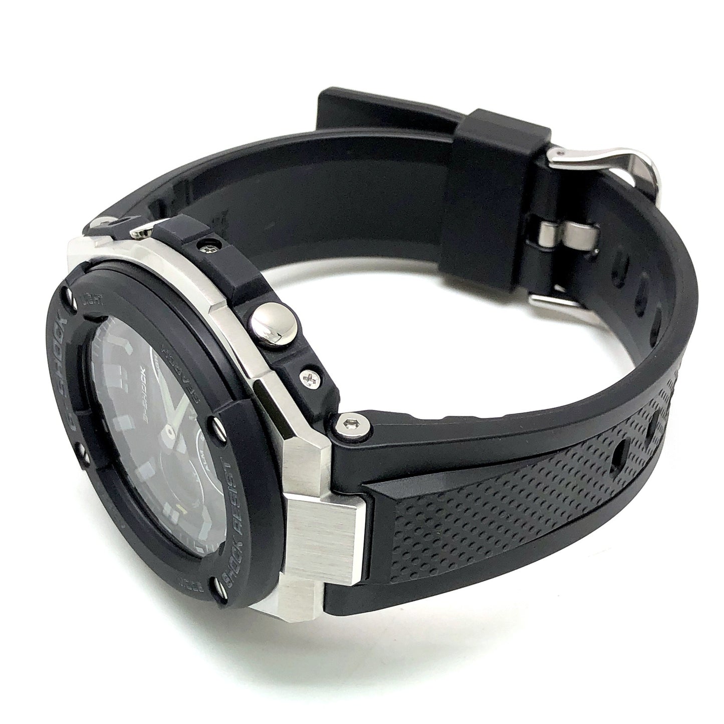 GST-W300-1A Gスチール 電波ソーラー メタル×樹脂バンド