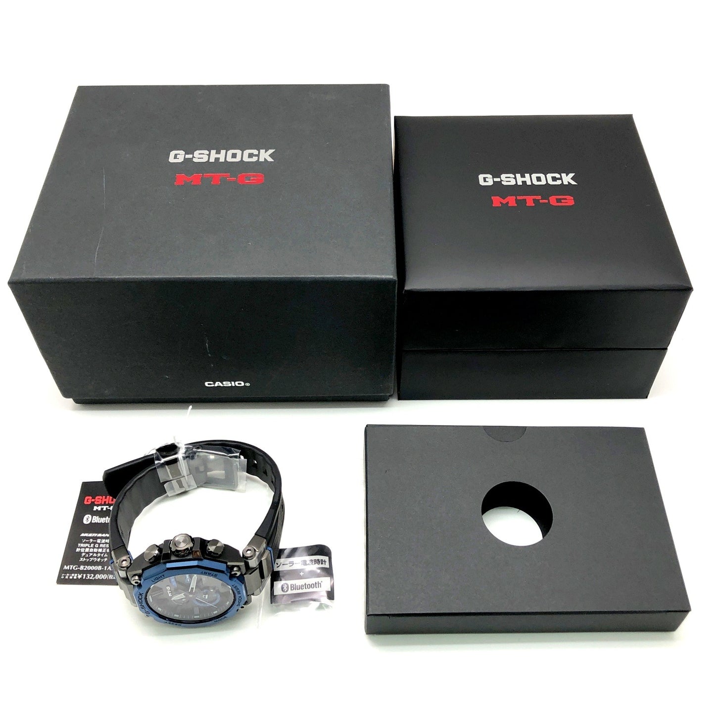 MTG-B2000B-1A2 MT-G ブルーメタル ソフトウレタンバンド