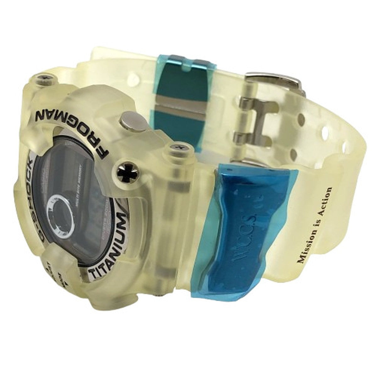 【新品】G-SHOCK DW-9900WC-5T FROGMAN G-Shock DW-9900WC-5T Frogman Watch White Skeleton Titanium