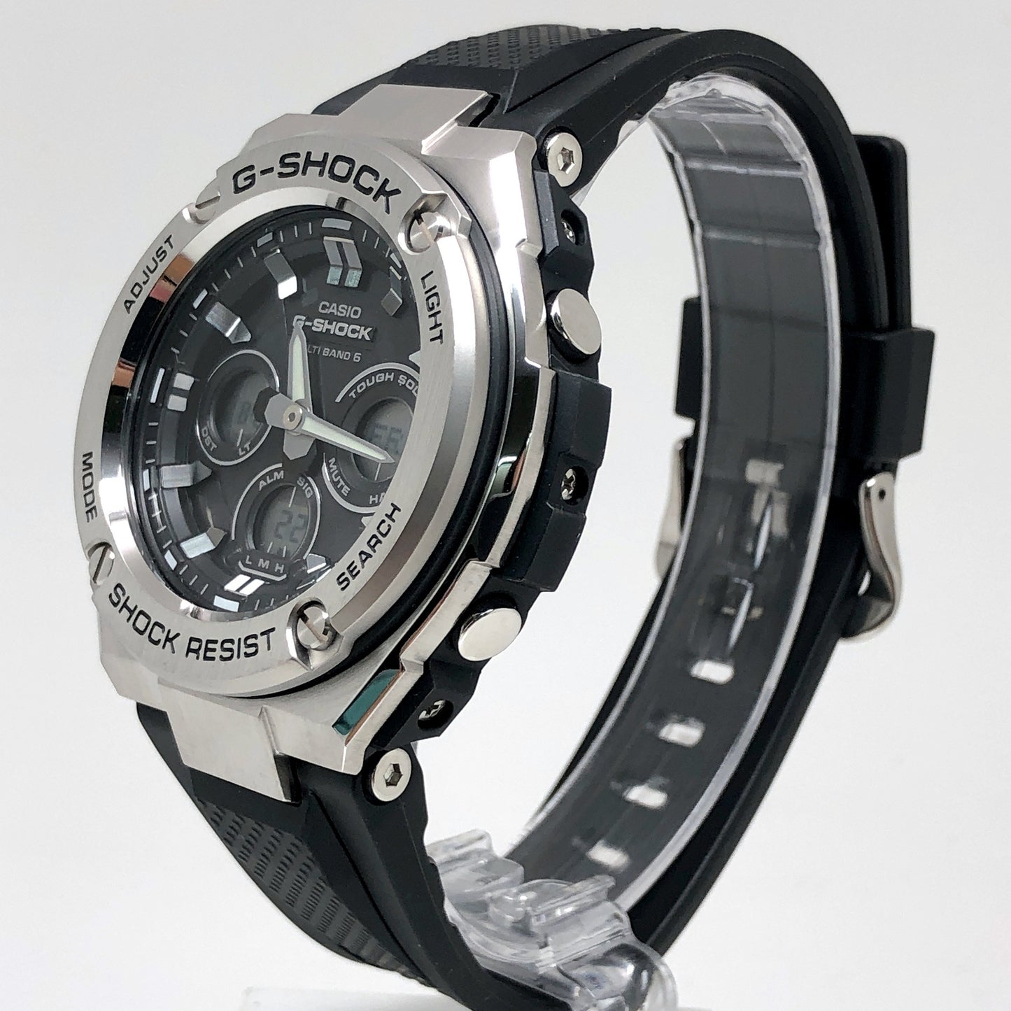 GST-W310-1A Gスチール ミッドサイズ ウレタンバンド