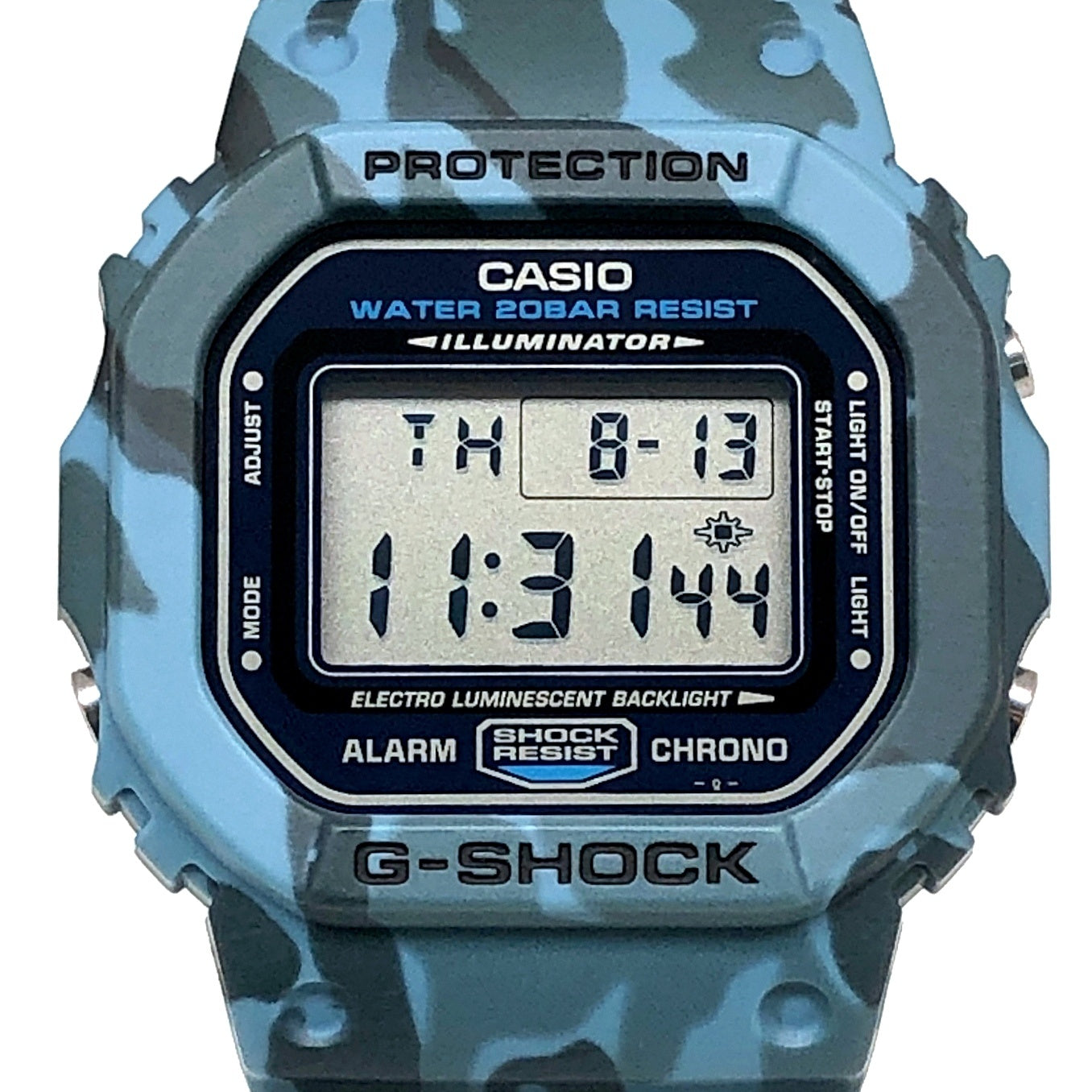 DW-5600CF-2 Gパイソン ブルーカモフラージュ