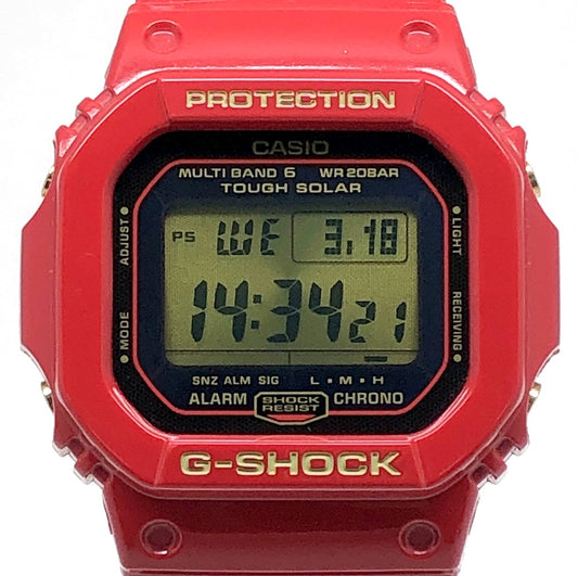 GW-M5630A-4 Gショック30周年記念 ライジングレッド