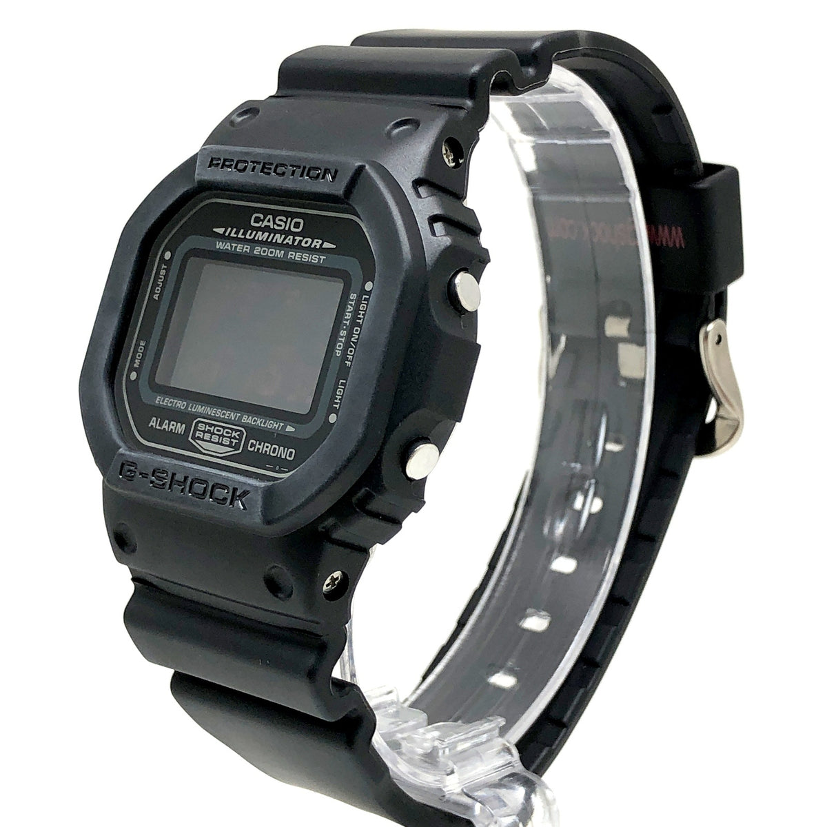 DW-056BK-1V リアルブラック 赤文字反転液晶