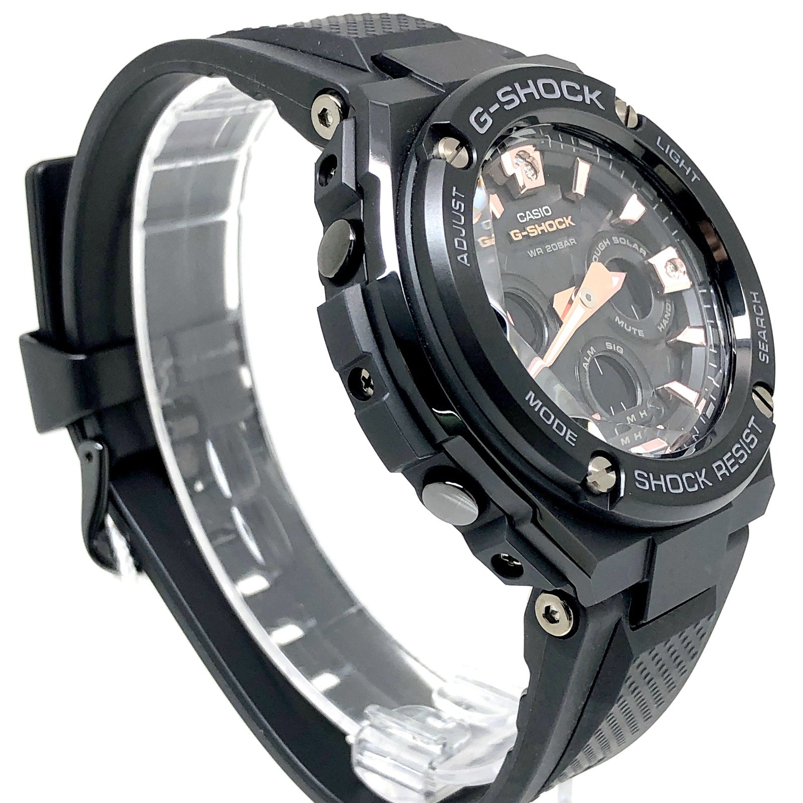 せ*0様 【限定モデル】G-SHOCK GST-S310BDD ジーショック ダ GST-S310BDD-1A Gスチール 天然ダイヤモンド インデックス – G-BRIDGES