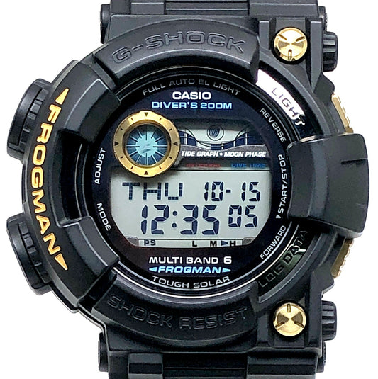 GWF-1000G-1 フロッグマン 電波ソーラー黒金蛙