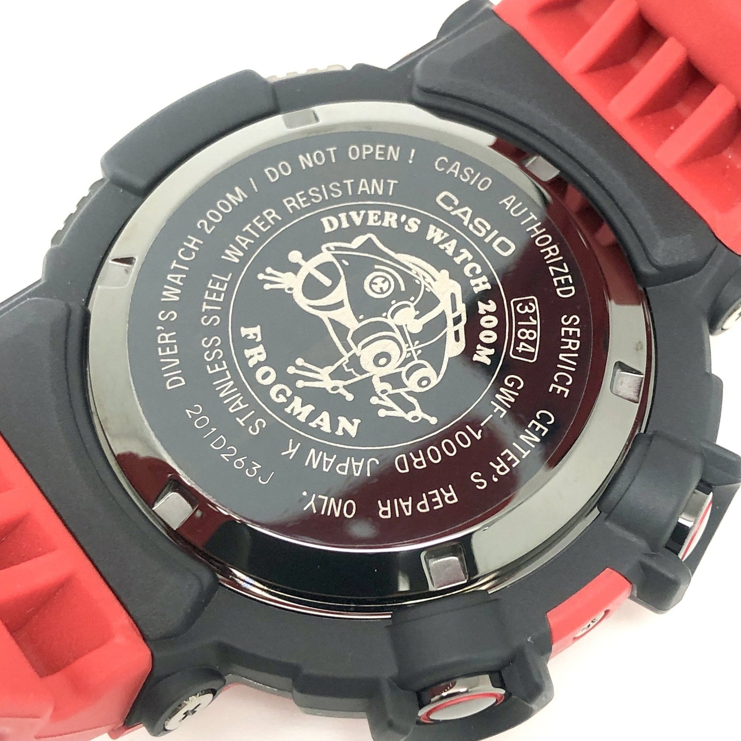 GWF-1000RD-4 フロッグマン メンインバーニングレッド