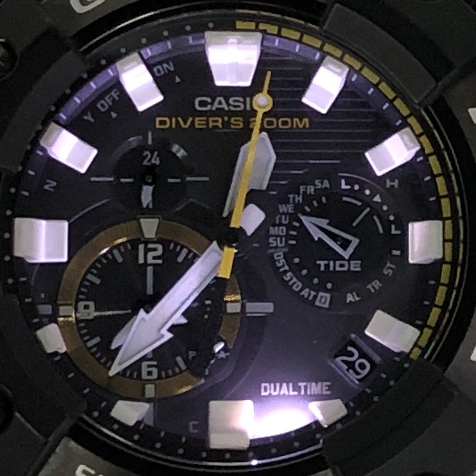 GWF-A1000-1A フロッグマン アナログモデル ブラック