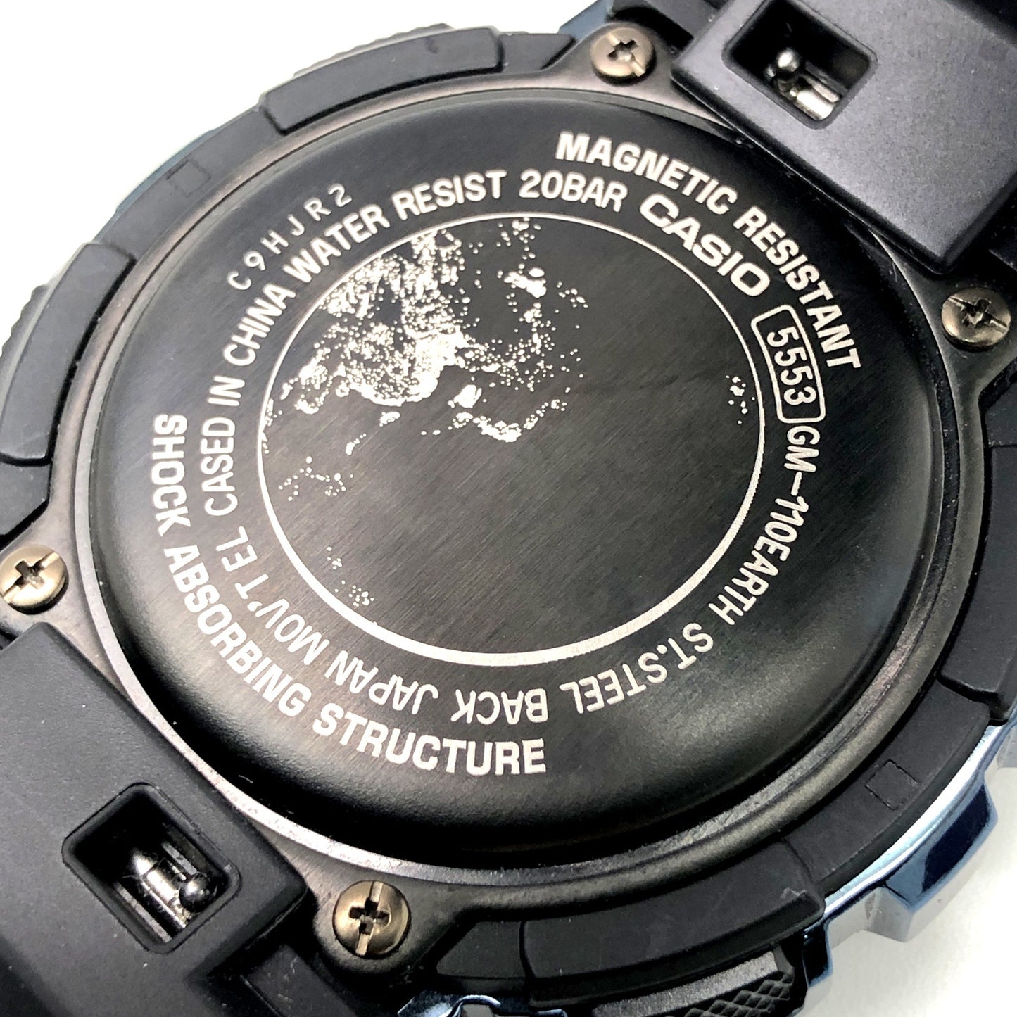 GM-110EARTH-1A メタルベゼル 地球モチーフ メタリックブルー