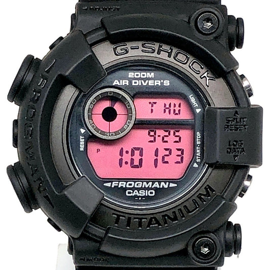 DW-8200BK-1 フロッグマン リアルブラック レッド液晶
