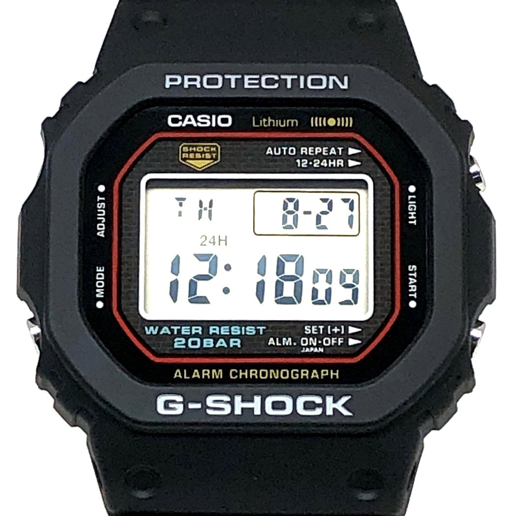 DW-5000R-1A 初代復刻 フラットベゼル採用モデル