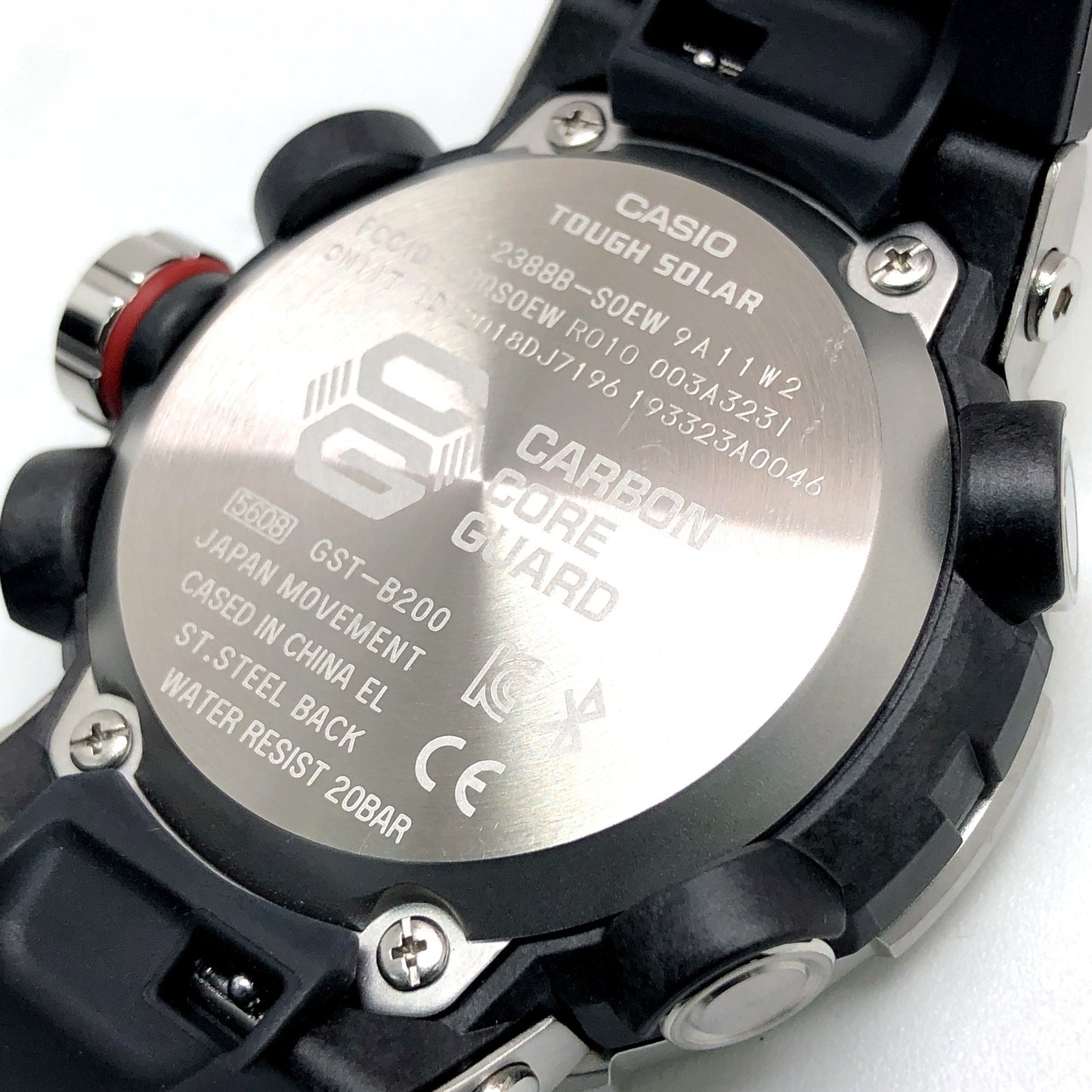 GST-B200-1A タフソーラー Bluetooth通信機能搭載 ワイドフェイス