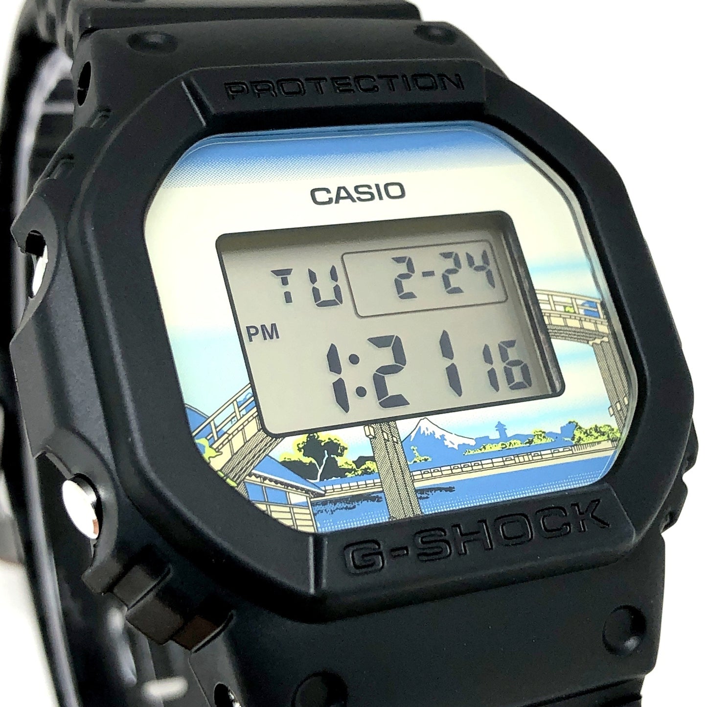 DW-5600KHFM25-1 葛飾北斎 富嶽三十六景 深川万年橋下