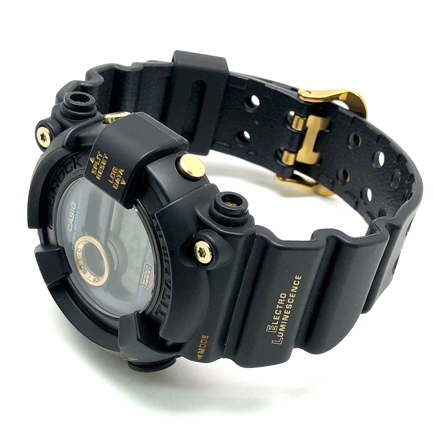 DW-8200B-9A ゴールドチタンフロッグマン 黒金蛙