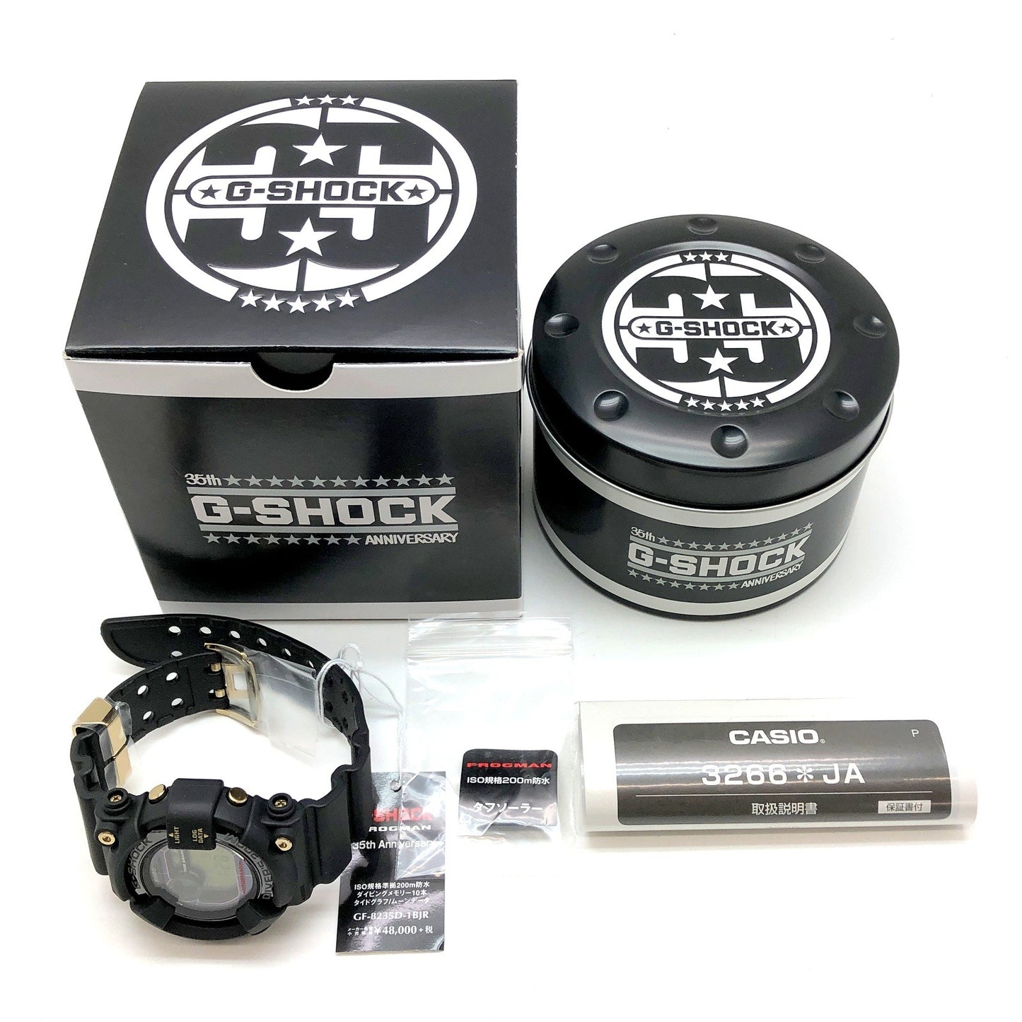 GF-8235D-1B G-SHOCK35周年記念 黒金 フロッグマン