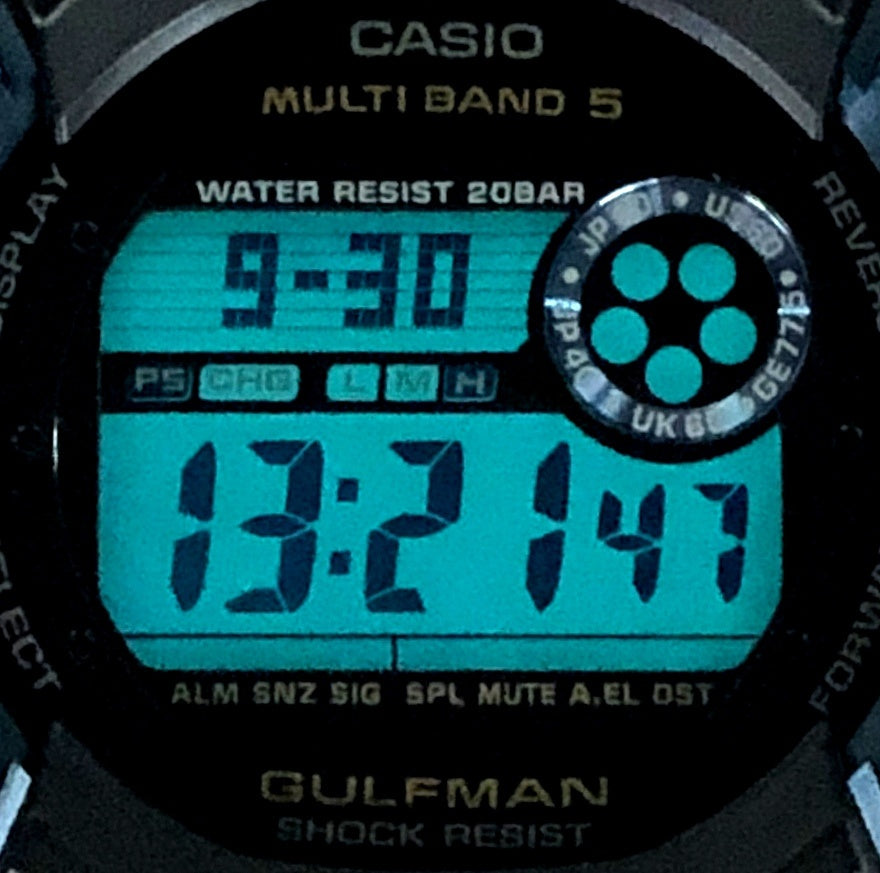 GW-9125C-1 Gショック25周年記念 ガルフマン マスターブルー