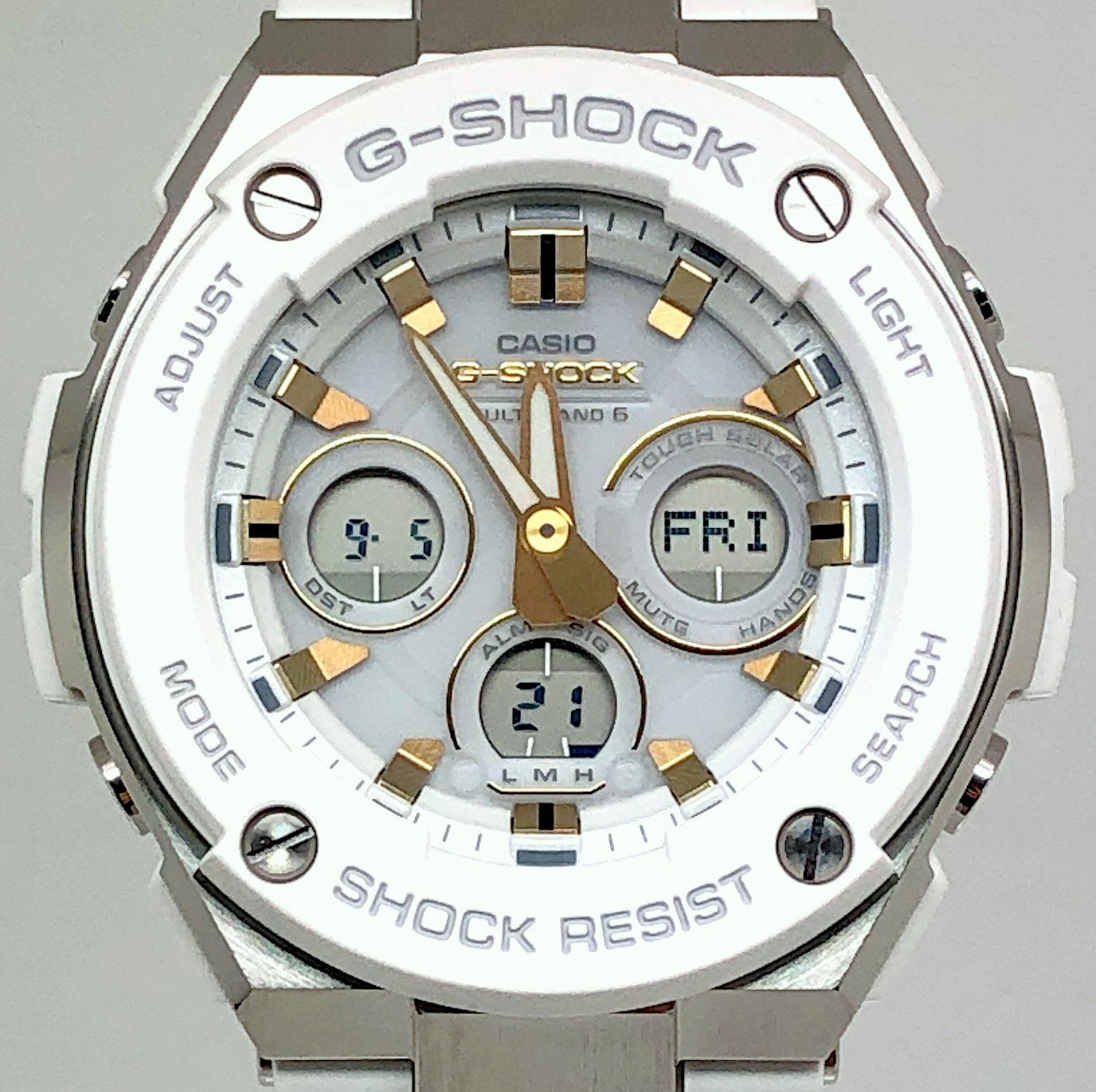 GST-W300-7A Gスチール メタル×樹脂バンド