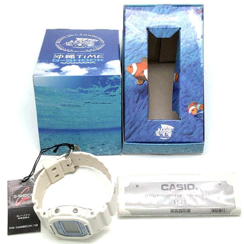 DW-5600BEGIN-7 ビギン20周年 うたの日10周年 記念コラボモデル