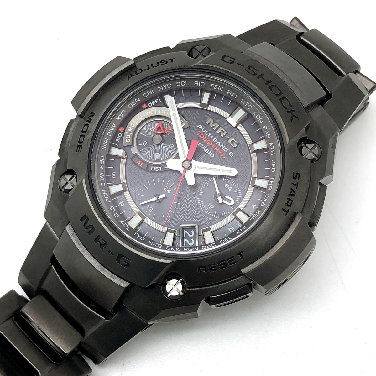 MRG-8100B-1A MR-G 電波ソーラー 5モータークロノグラフ
