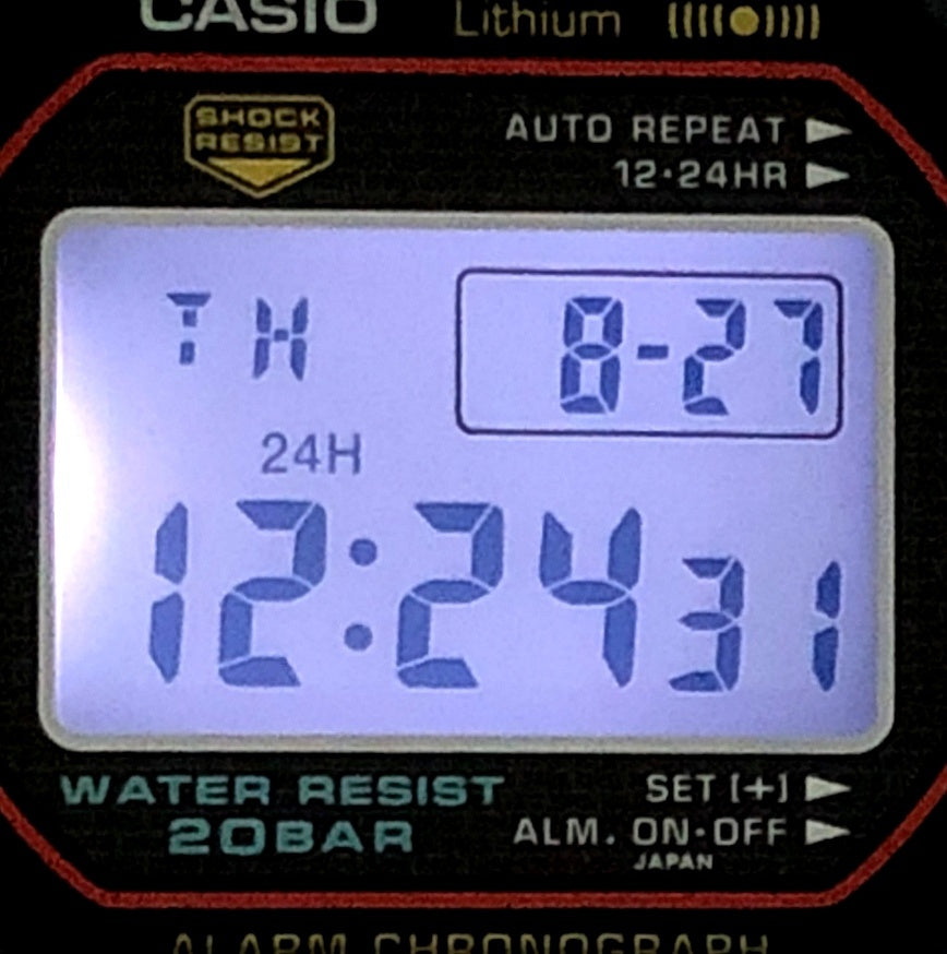 DW-5000R-1A 初代復刻 フラットベゼル採用モデル