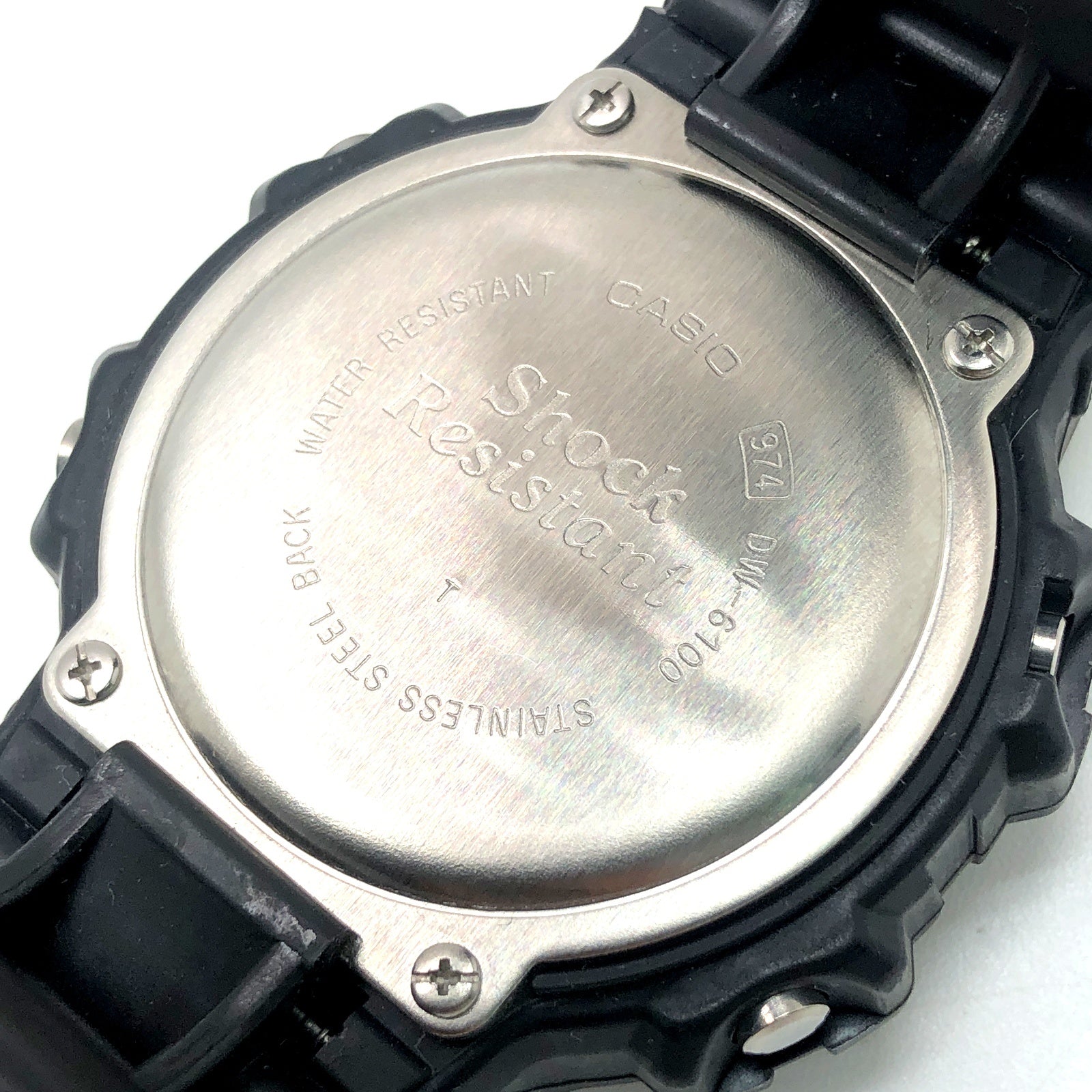 希少 CASIO G-SHOCK DW-6100 温度センサー 白文字盤 カシオ DW-6100-7V 温度センサー搭載 海外モデル – G-BRIDGES