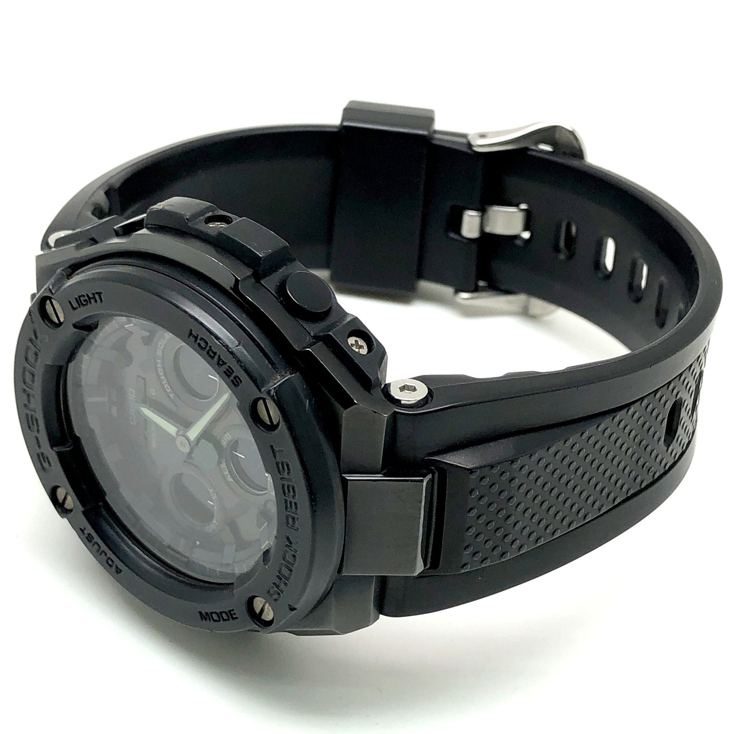 GST-W300G-1A1 G-STEEL 電波ソーラー ミッドサイズモデル