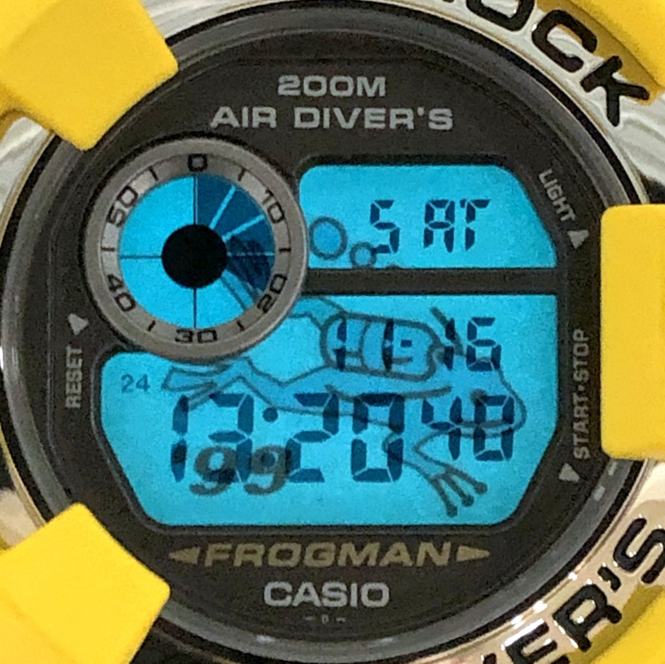 DW-8250YU-9T フロッグマン99 黄蛙 潜水蛙EL