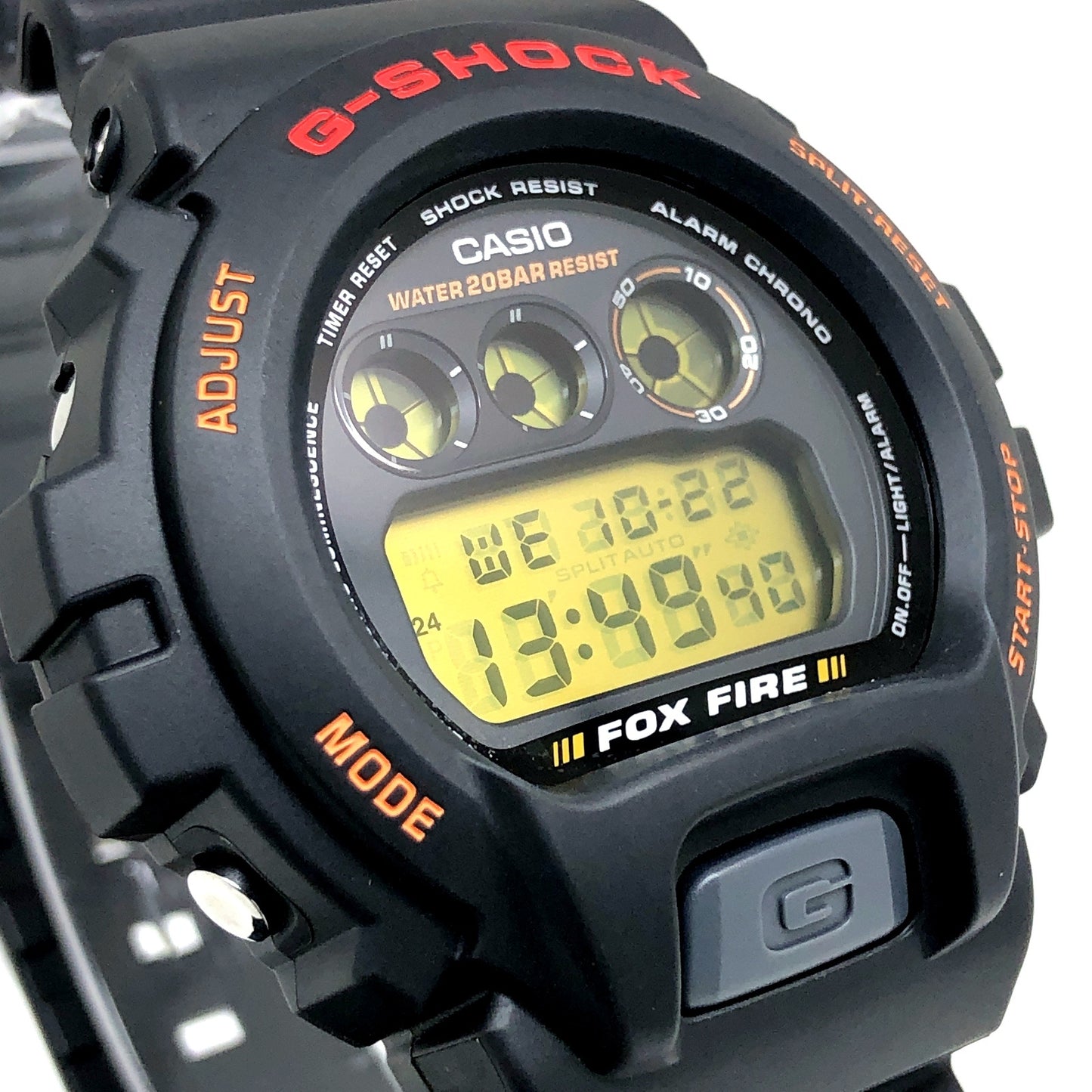 DW-6900B-9 フォックスファイヤー ゴールド液晶 ELバックライト