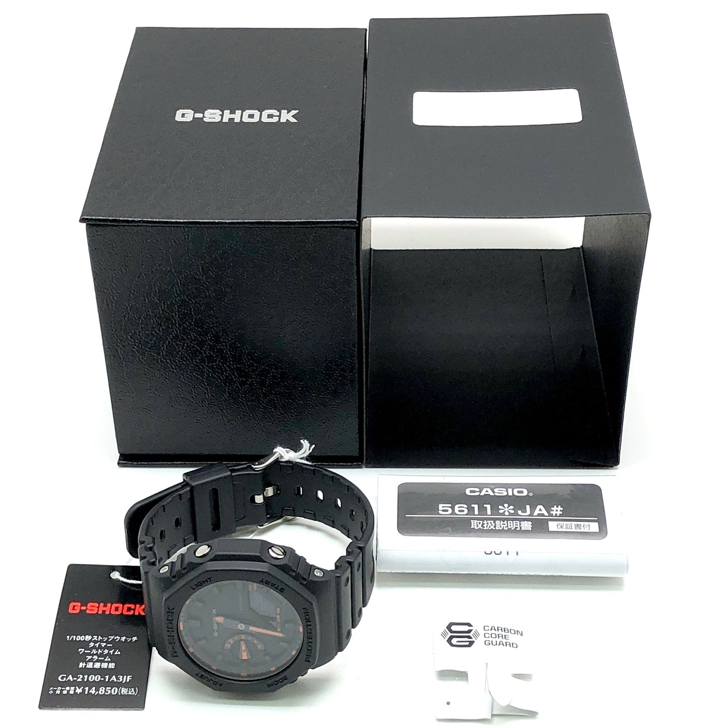 GA-2100-1A4 ネオンアクセントシリーズ オレンジ