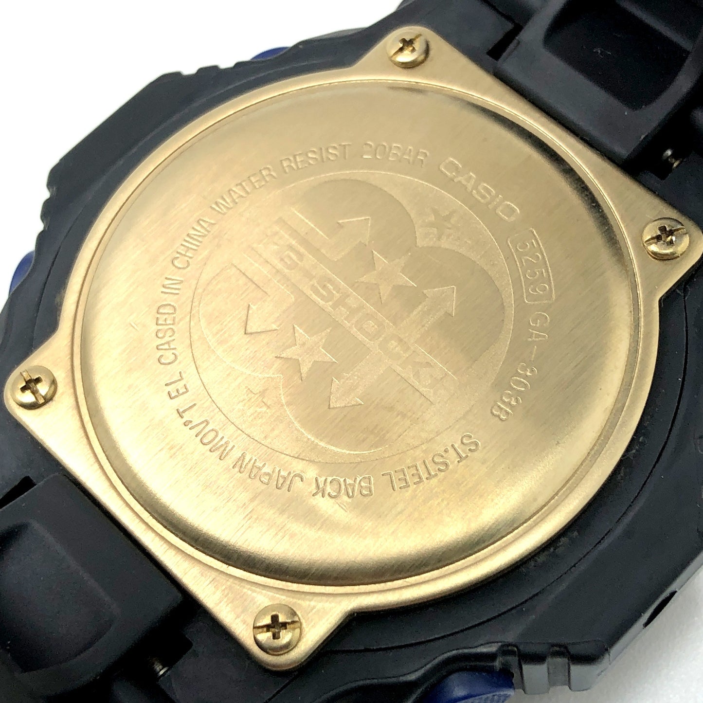 GA-303B-1A Gショック30周年記念 イニシャルブルー