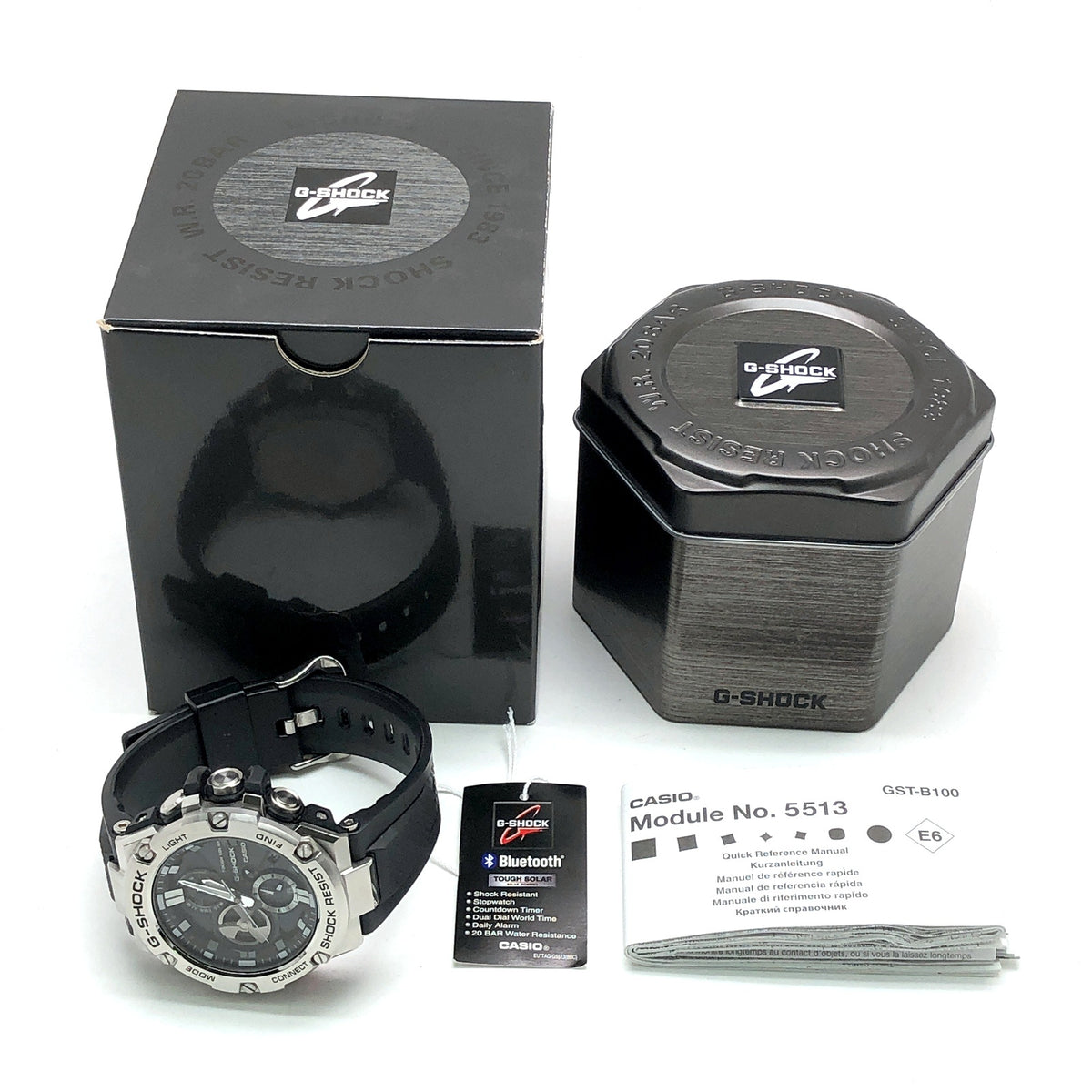 GST-B100-1A G-STEEL タフソーラー Bluetooth搭載モデル