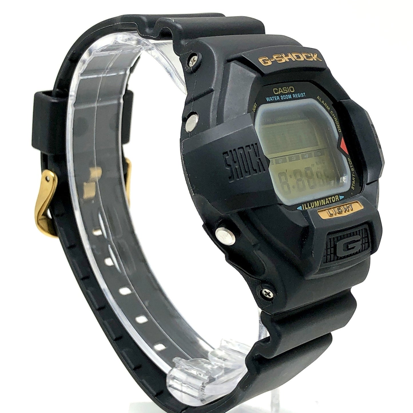 DW-8030G-1V 文字スクロール シルバー液晶 海外モデル