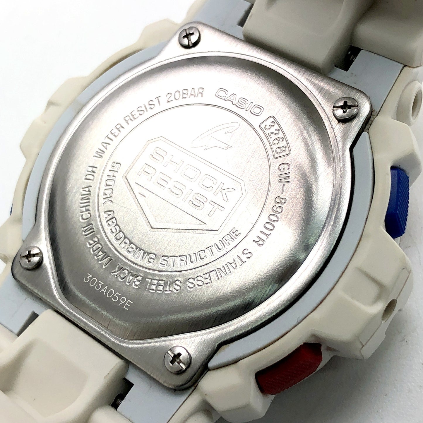 GW-8900TR-7 電波ソーラー ホワイトトリコロール