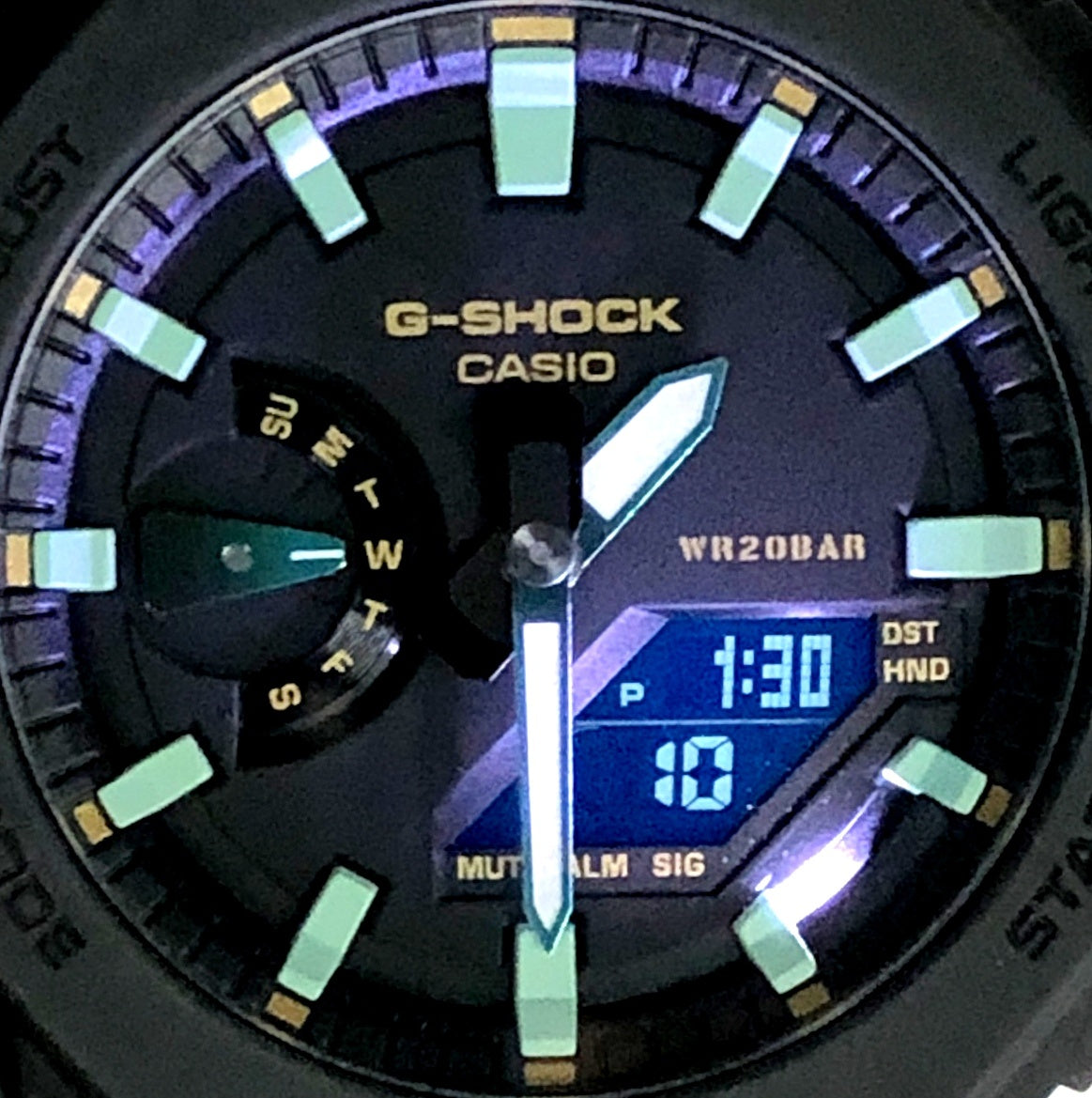 GA-2100RC-1A ティールアンドブラウンカラー