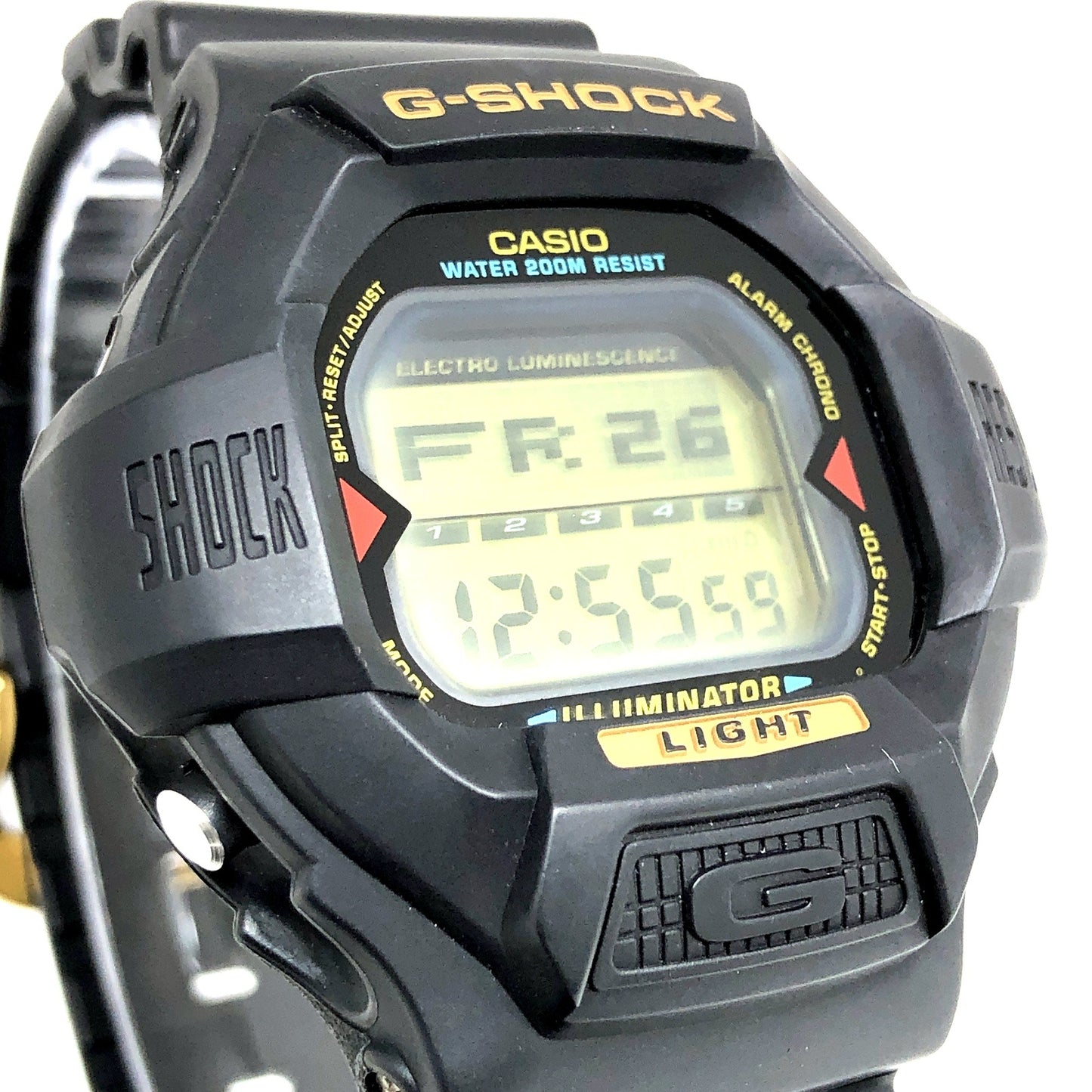 DW-8030G-1V 文字スクロール シルバー液晶 海外モデル