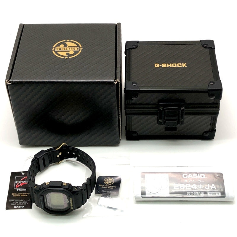 GW-5625AJ-1 Gショック25周年記念 ドーンブラック