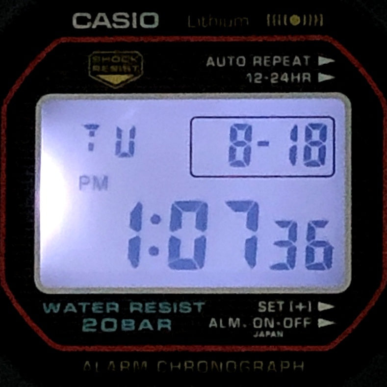 DW-5000R-1A 初代復刻 フラットベゼル採用モデル