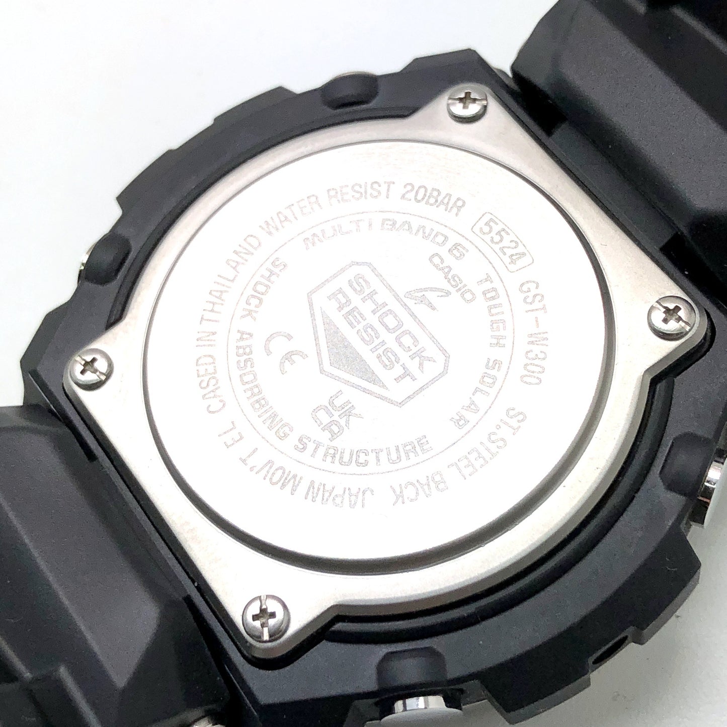 GST-W300-1A Gスチール 電波ソーラー メタル×樹脂バンド