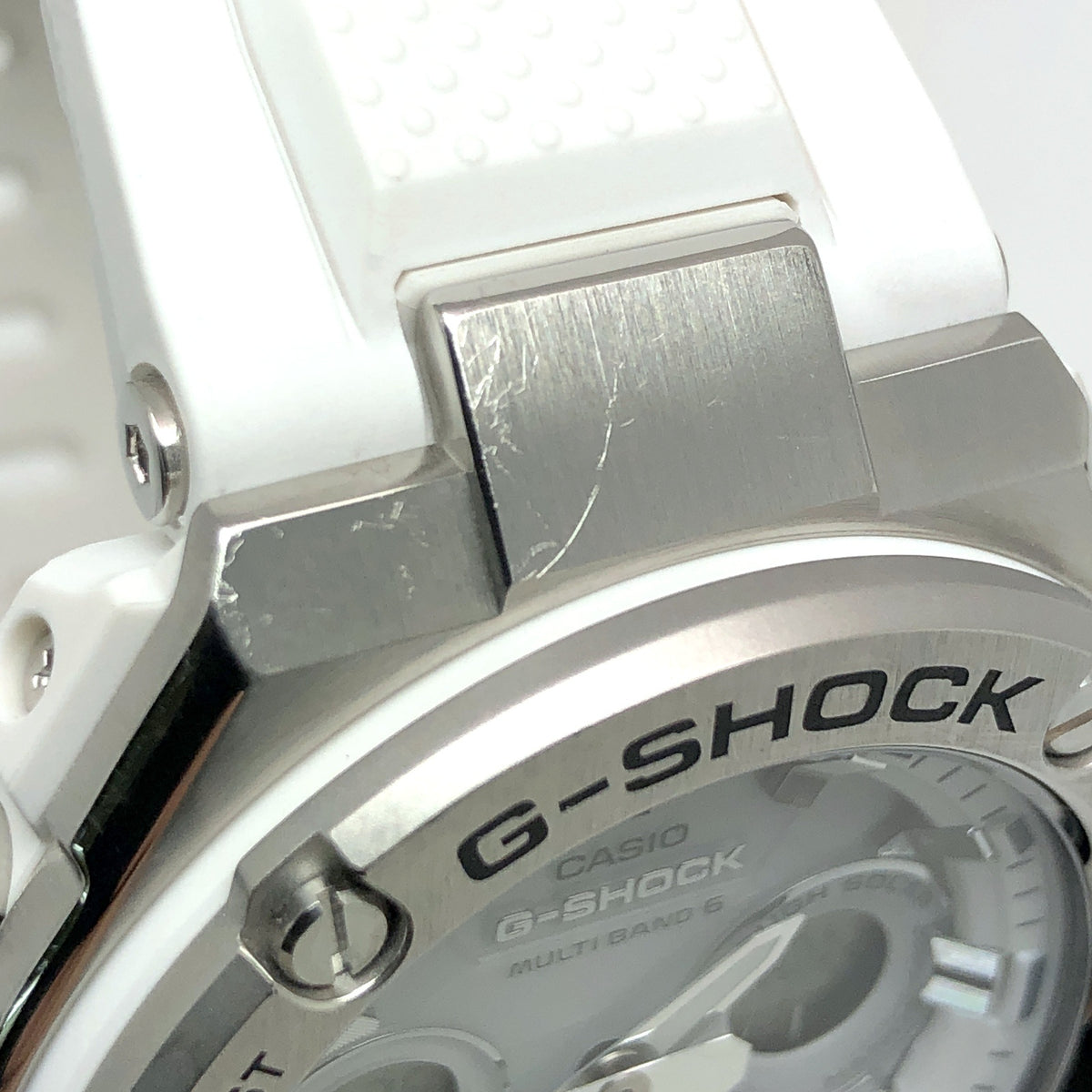 GST-W310-7A G-STEEL SILVER×WHITE