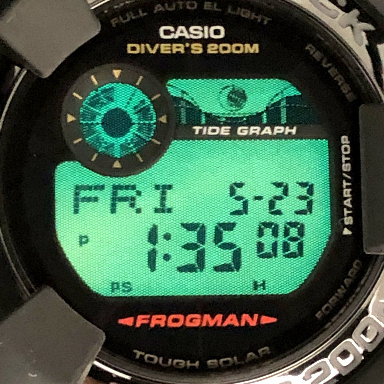 GF-8235D-1B G-SHOCK35周年記念 黒金 フロッグマン