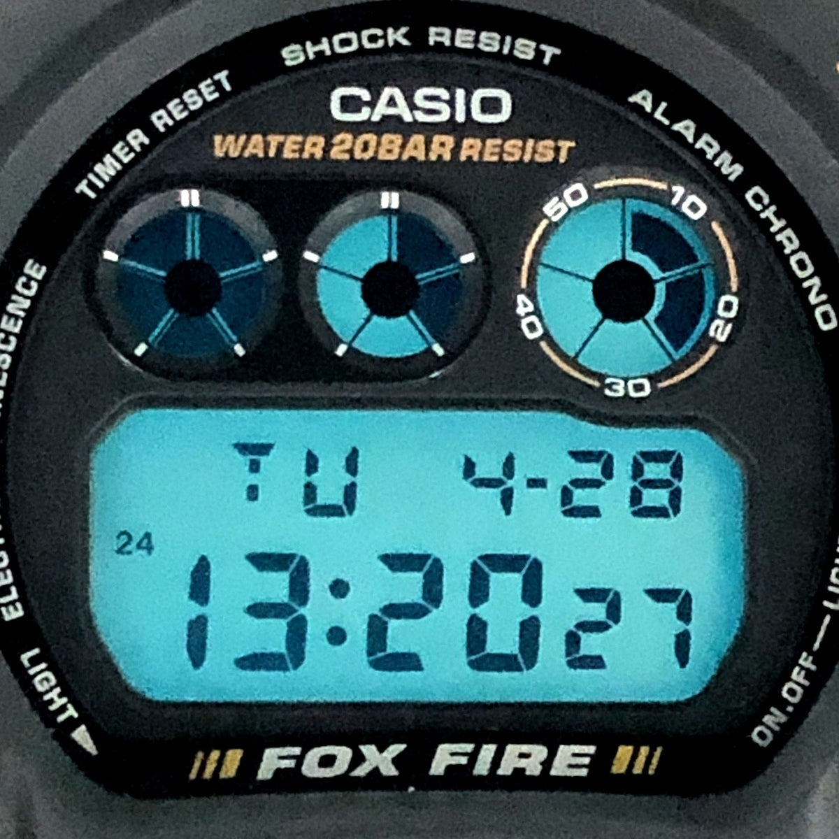 DW-6900B-9 国内版 FOXFIRE ゴールド液晶 ELバックライト