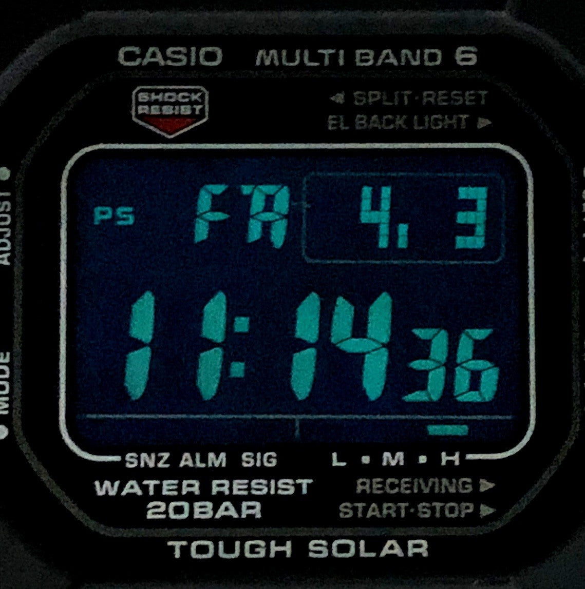 GW-M5610-1B 5600シリーズ 電波ソーラーモデル