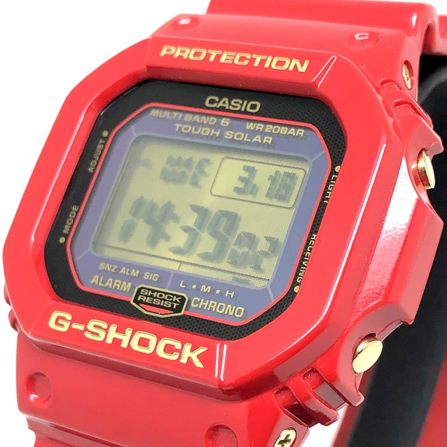 GW-M5630A-4 Gショック30周年記念 ライジングレッド