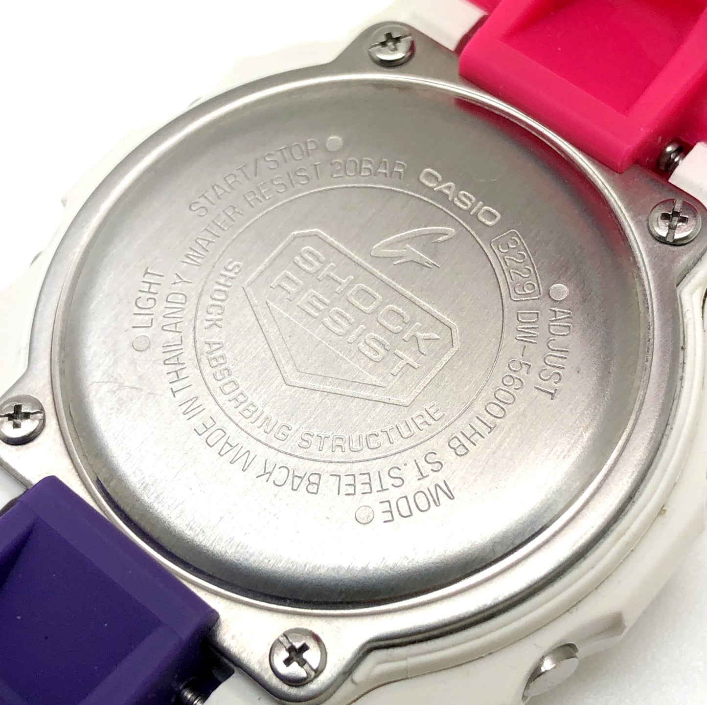 DW-5600THB-7 Throwback 1990s BABY-G25周年記念ロゴカラー