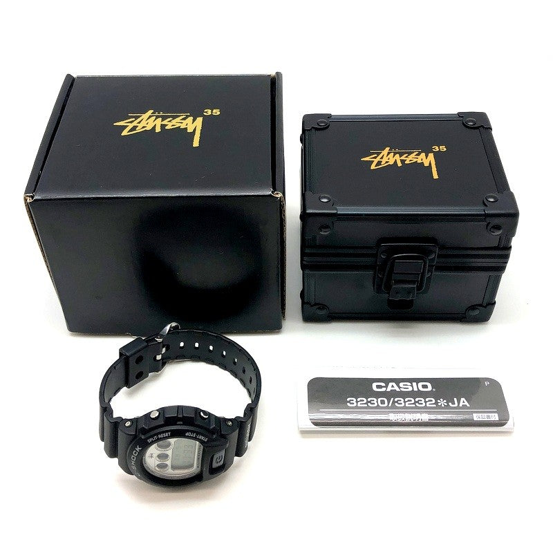 新品【STUSSY 35th限定コラボ】G-SHOCK DW-6900STF DW-6900STF-1 ステューシー35周年記念 初代カラー復刻 – G-BRIDGES
